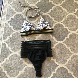 SOLD- High Waisted Bikini Set